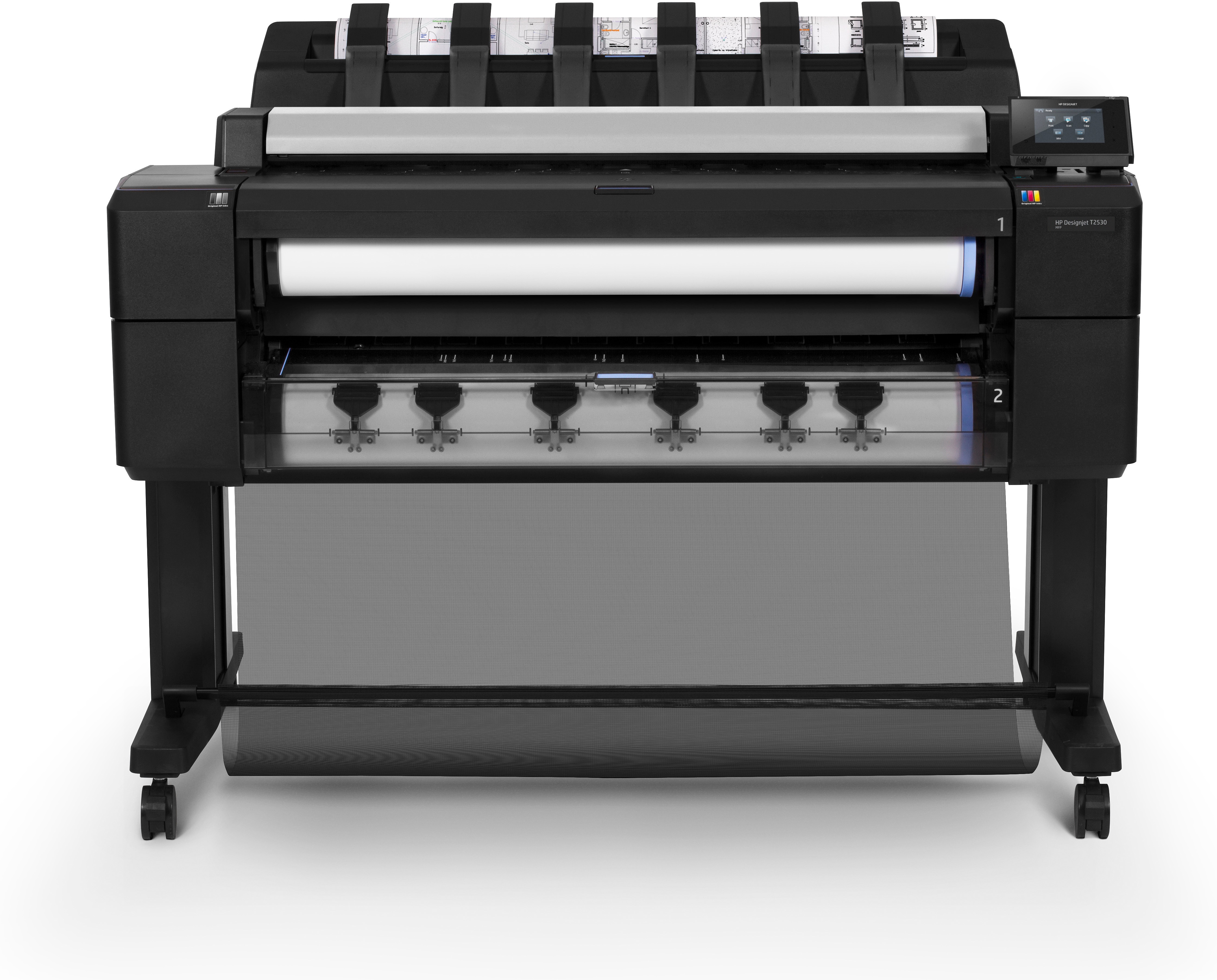 HP Designjet T2530 Großformatdrucker Thermal inkjet Farbe 2400 x 1200 DPI A0 (841 x 1189 mm) Eingebauter Ethernet-Anschluss HP Designjet T2530 Großformatdrucker Thermal inkjet Farbe 2400 x 1200 DPI A0 (841 x 1189 mm) Eingebauter Ethernet-Anschluss