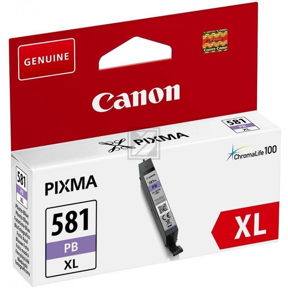 Original Canon 2053C001 / 581PBXL Tinte blau Canon Tintenpatrone blau photo HC (2053C001, CLI-581PBXL)