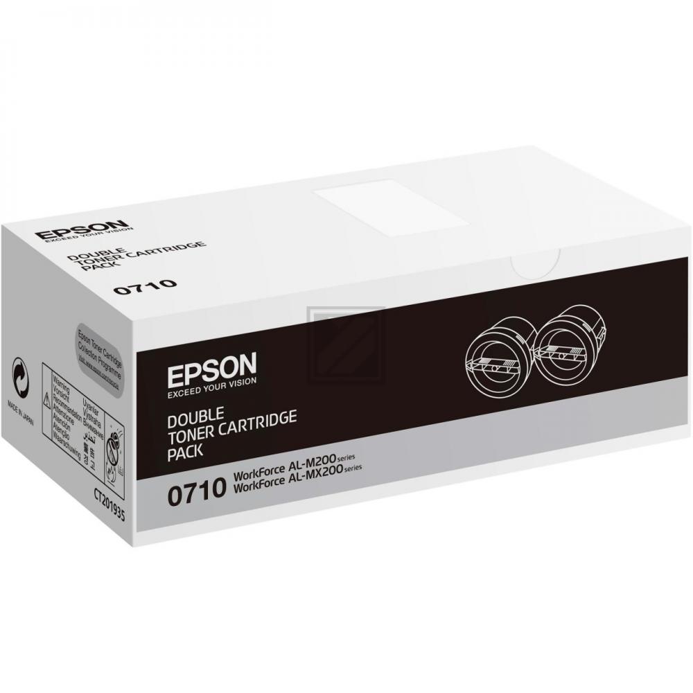 Original Epson C13S050710 / 0710 Toner schwarz