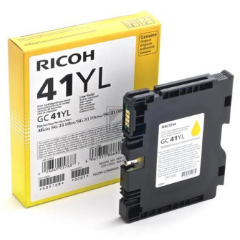Original Ricoh 405768 / GC-41YL Tinte gelb