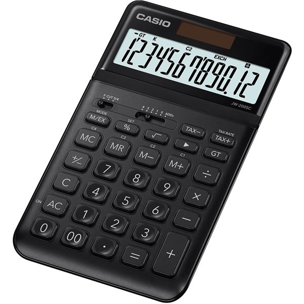 Casio JW 200SC BK Tischrechner