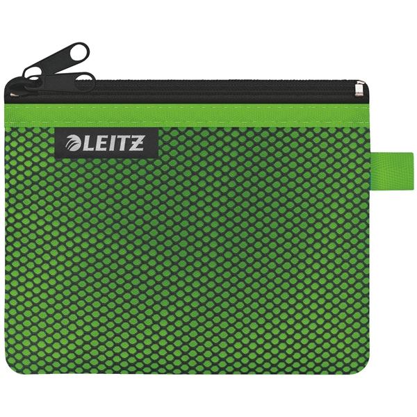 Doppelter Textilbeutel, Leitz WOW - klein, grün