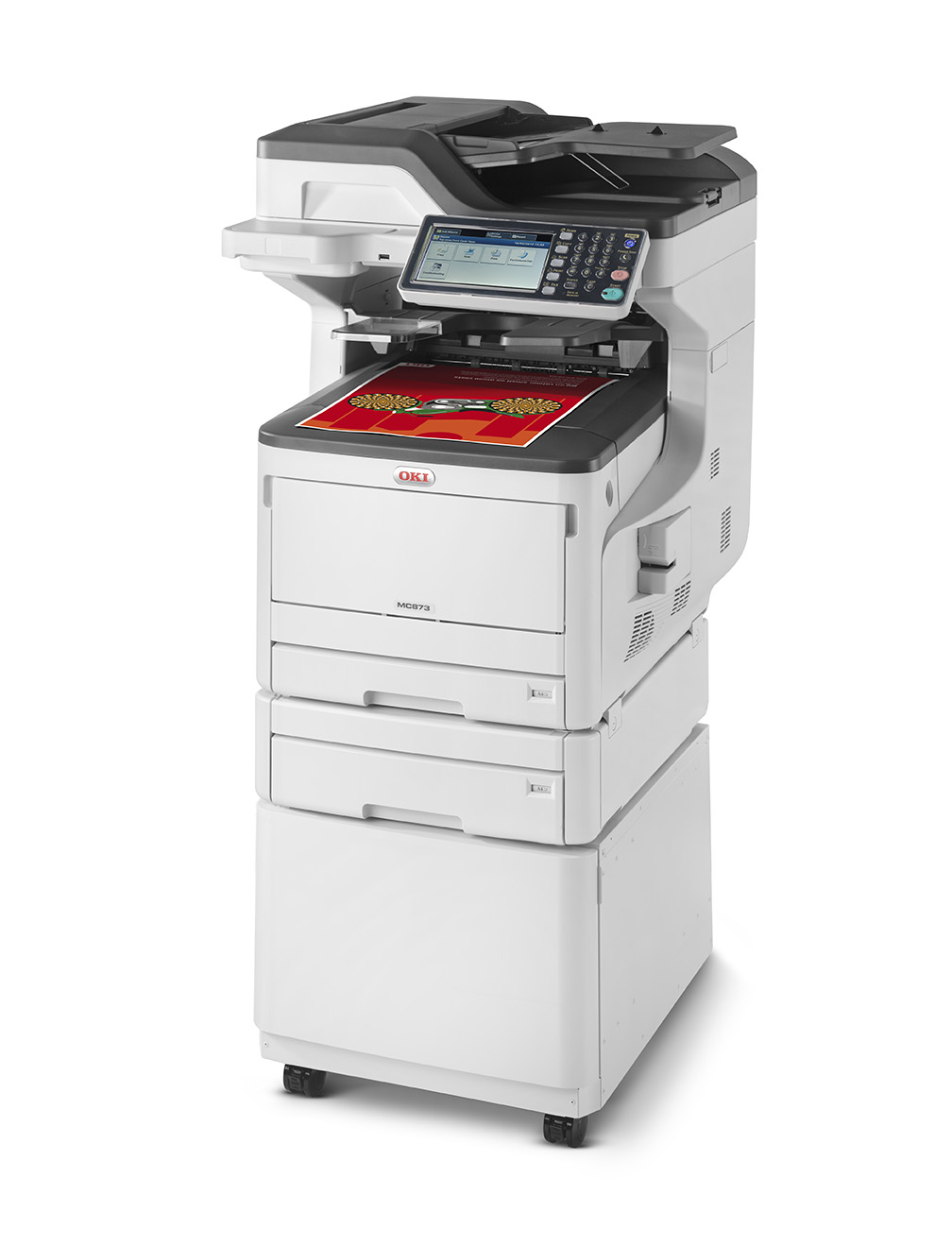 OKI MC873dnct LED A3 1200 x 600 DPI 35 Seiten pro Minute