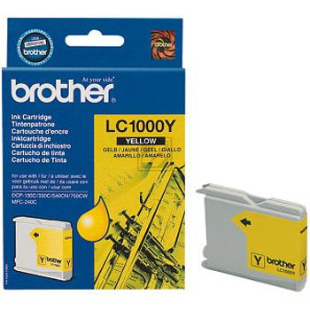 Original Brother LC-1000Y Tinte gelb