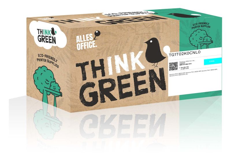 ThinkGreen Kyocera 1T02K0CNL0 / 1T0T2K0CNL / TK-895C Toner cyan