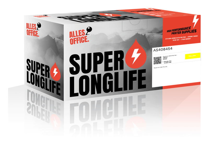 Superlonglife Ricoh 408454 / MC240 Toner gelb