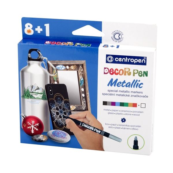 Bleistiftmarker Centropen 2737, Satz mit 9 Stück