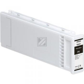 Original Epson C13T800100 / T8001 Tinte schwarz foto
