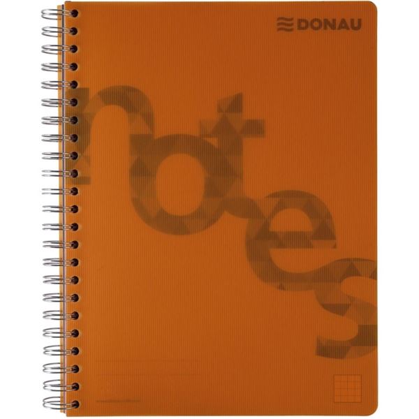 Donau College Notizbuch, A4, quadratisch, orange