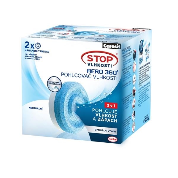 Anti-Feuchtigkeits-Tabletten Ceresit - neutral, 2 Stück