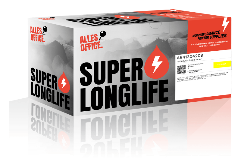 Superlonglife OKI 41304209 Toner gelb