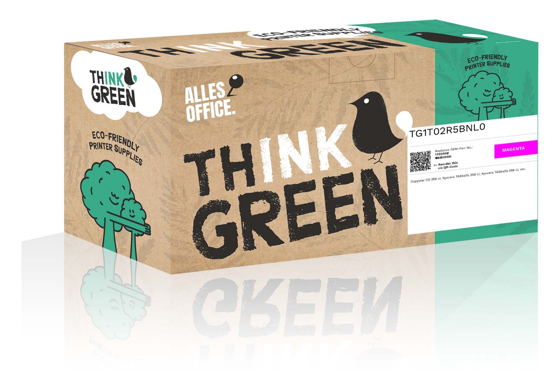 ThinkGreen Kyocera 1T02R5BNL0 / TK-5205M Toner magenta