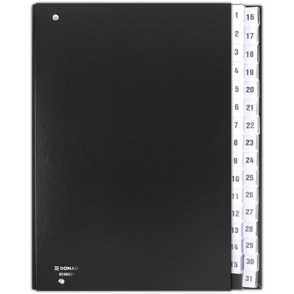 Sortierbuch Donau - A4, 1-31, schwarz