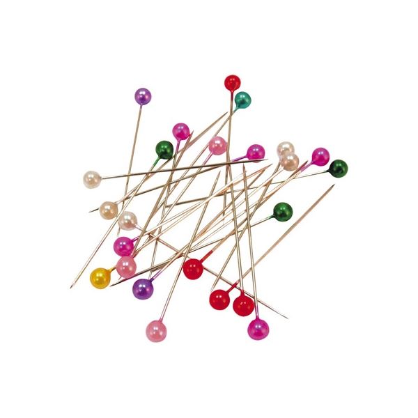 Stifte mit farbigem Kopf, 100 Stück