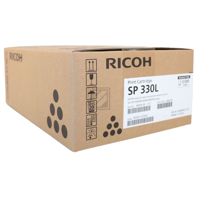 Original Ricoh 408278 / TYPESP330 Toner schwarz