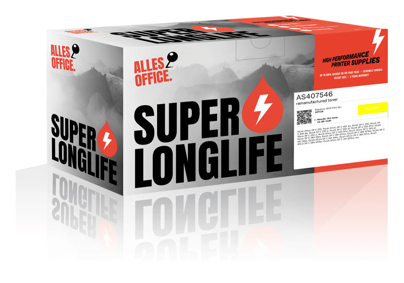 Superlonglife Ricoh 407546 Toner gelb