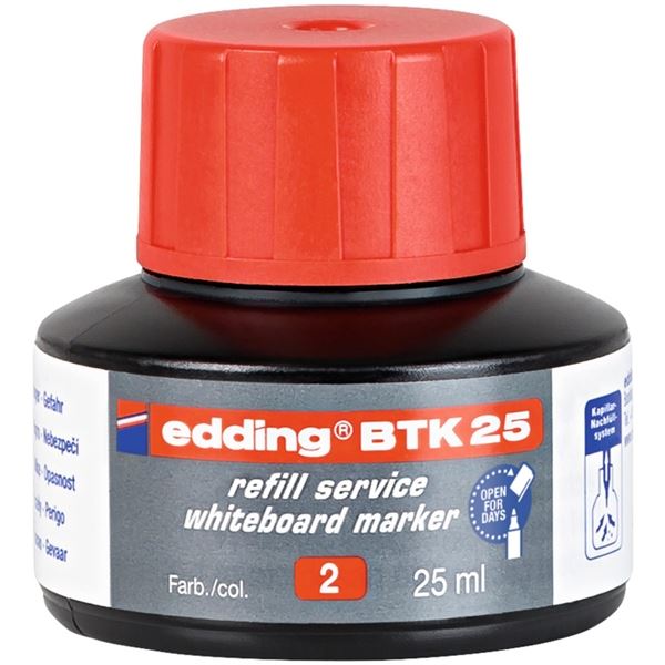 Nachfüllflasche rot EDDING BTK25-002