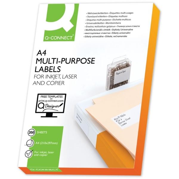 Universal-Etiketten Q-C,weiß,70x25,4mm,3300Stück