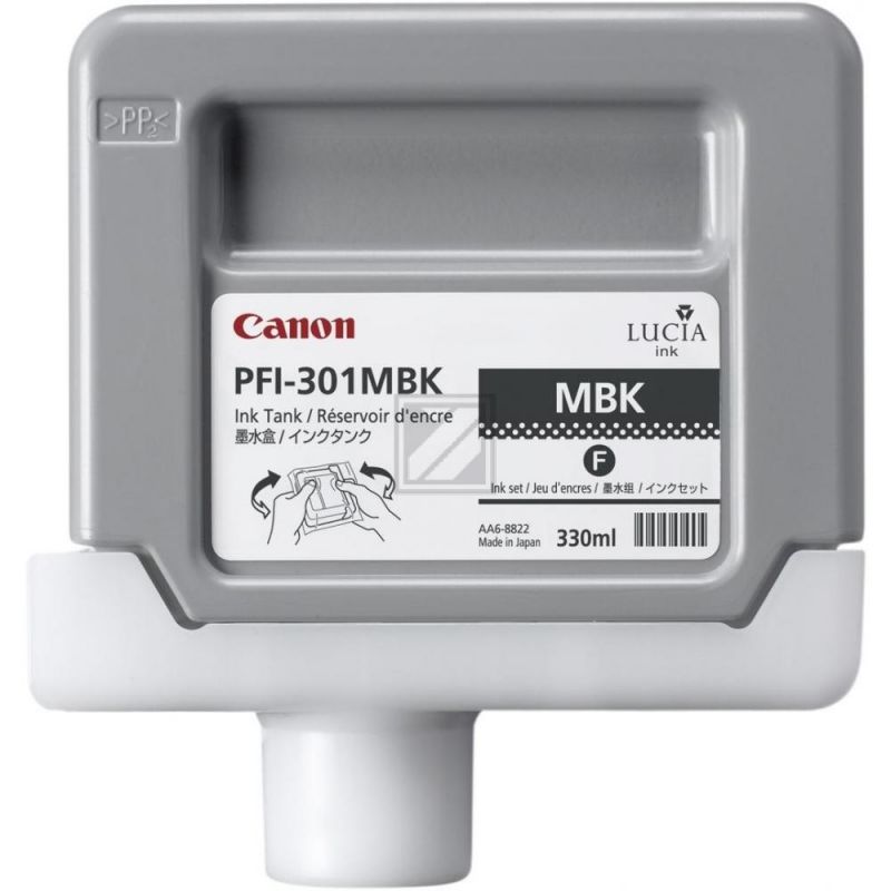 Original Canon 1485B001 / PFI-301MBK Tinte schwarz matt