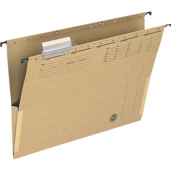 Q-Connect Hängeplatten, Seitenwände, naturbraun