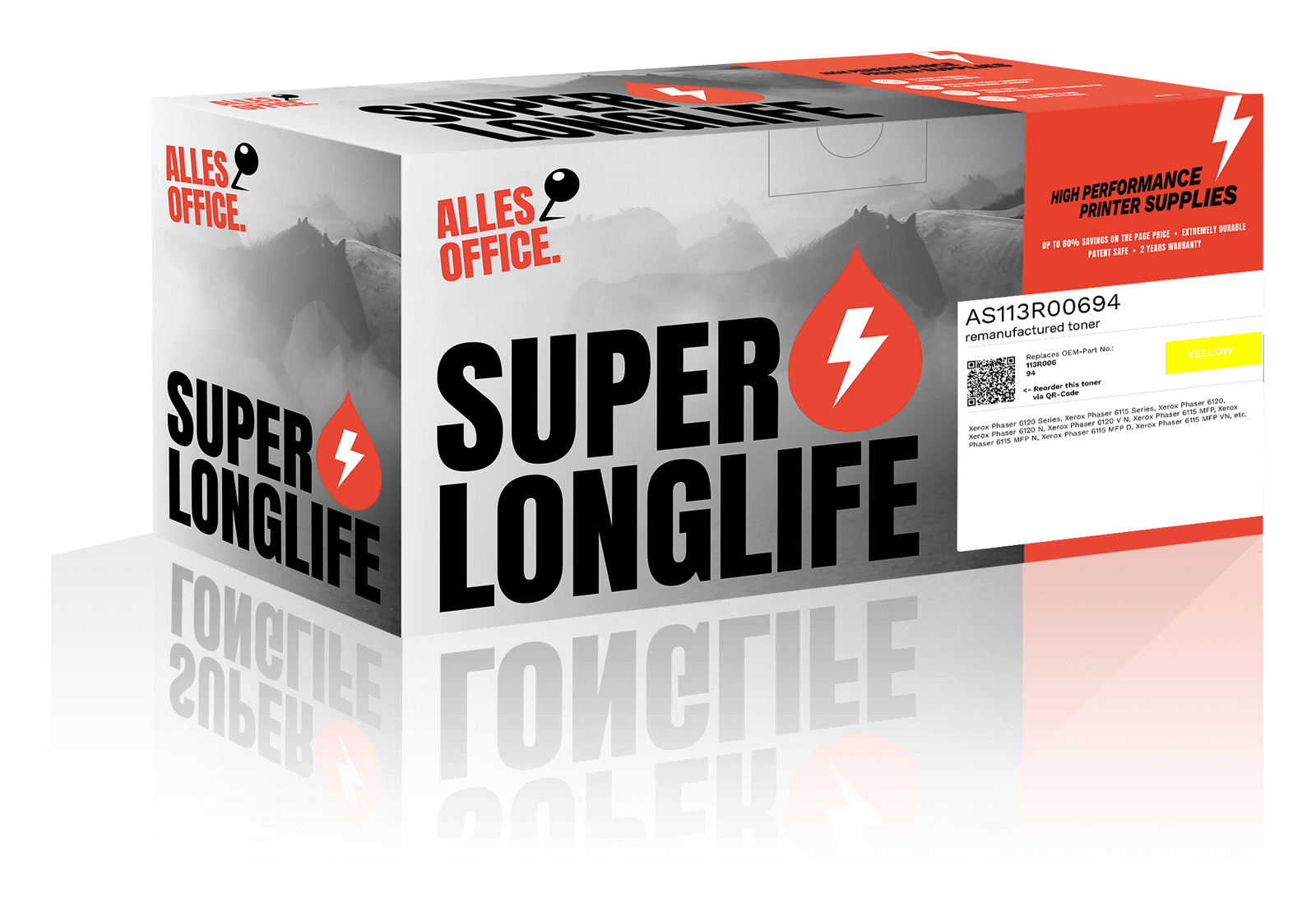 Superlonglife Xerox 113R00694 Toner gelb