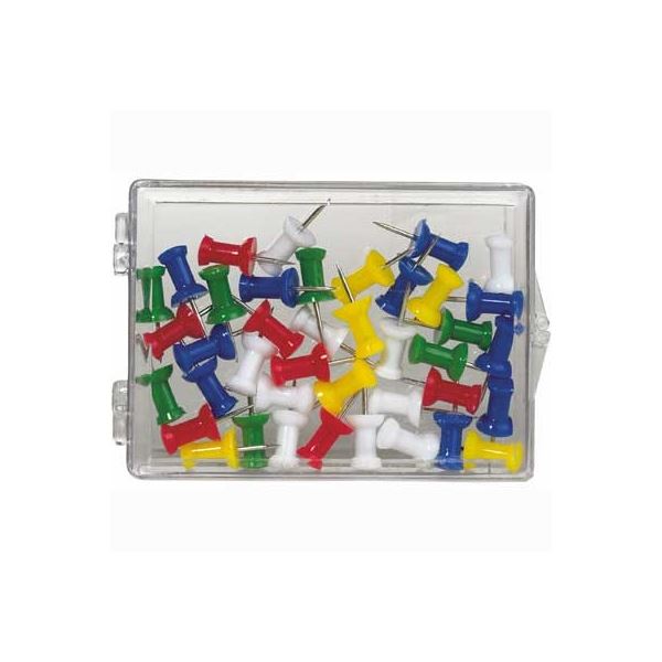 Wandnägel, bunt gemischt, 100 Stück