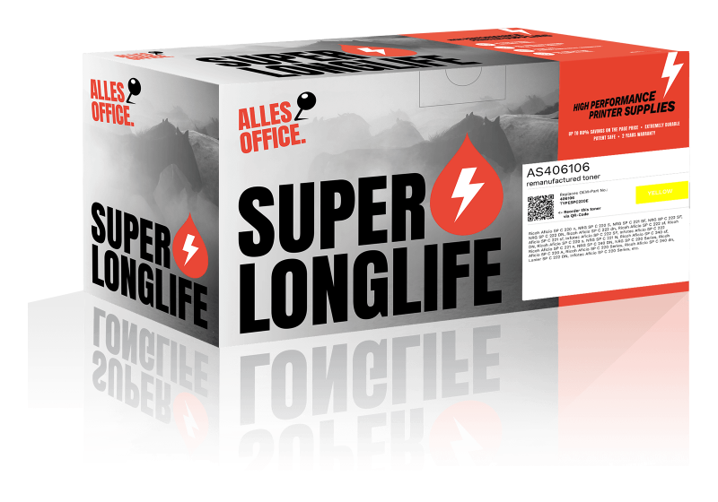 Superlonglife Ricoh 406106 / TYPESPC220E Toner gelb