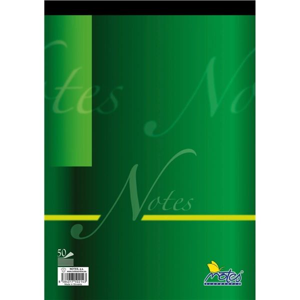 Notizblock, A4, 50 Blatt, quadratisch