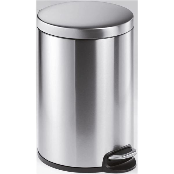 Abfallbehälter Durable, Edelstahl, 20 l, silber