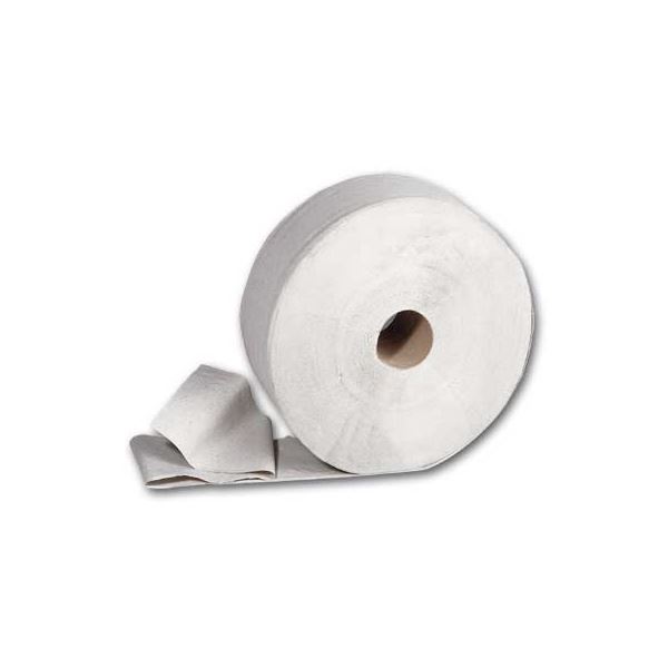 ///6 Stück/// Toilettenpapier JUMBO, 1-lagig, Rolle ø 24 cm, grau