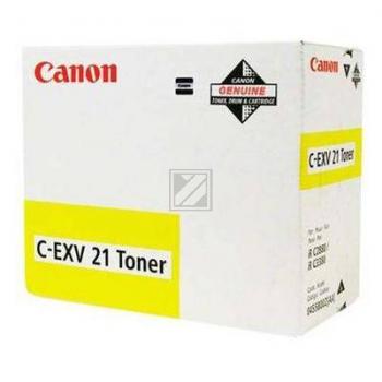 Original Canon 0455B002 / C-EXV21 Toner gelb