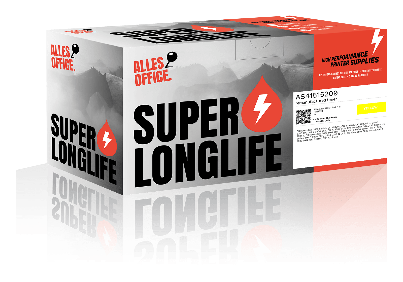 Superlonglife OKI 41515209 Toner gelb