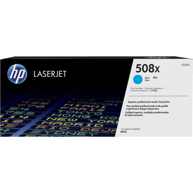 Original HP CF361X / 508X Toner cyan