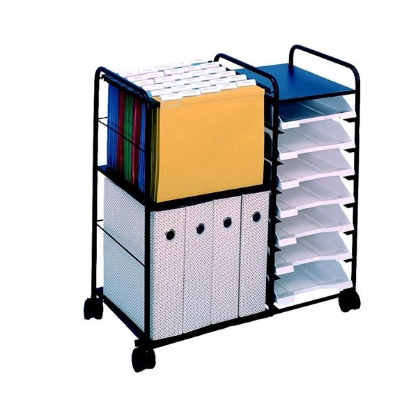 Fahrbarer Wagen Combi schwarz