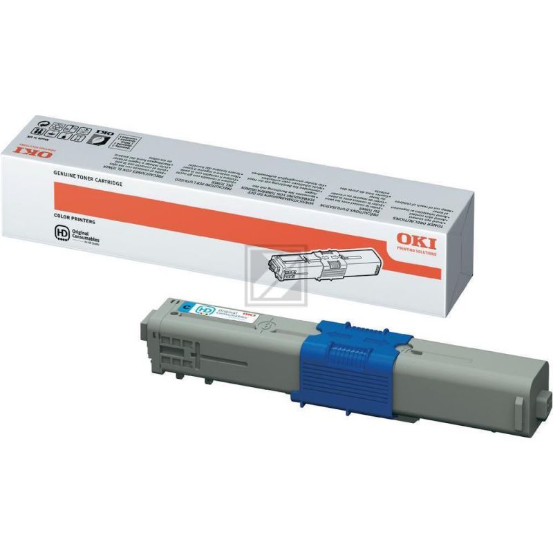 Original OKI 44469724 Toner cyan