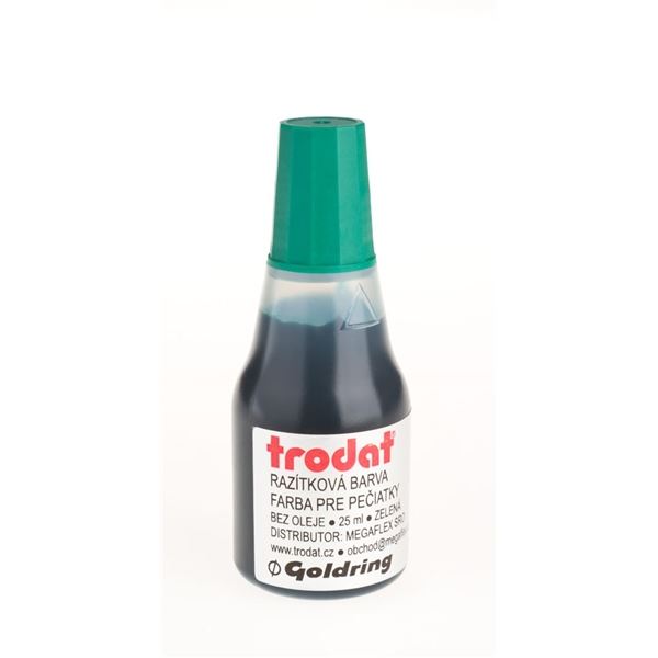 Trodat Stempelfarbe, 25 ml, grün Trodat Stempelfarbe, 25 ml, grün