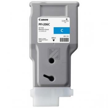 Original Canon 5304B001 / PFI-206C Tinte cyan