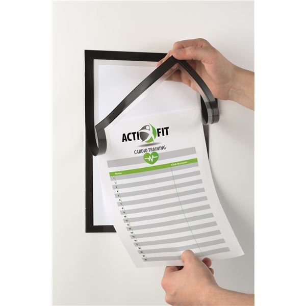 Selbstklebender Rahmen. Duraframe NOTE, A4, schwarz, 1 Stück