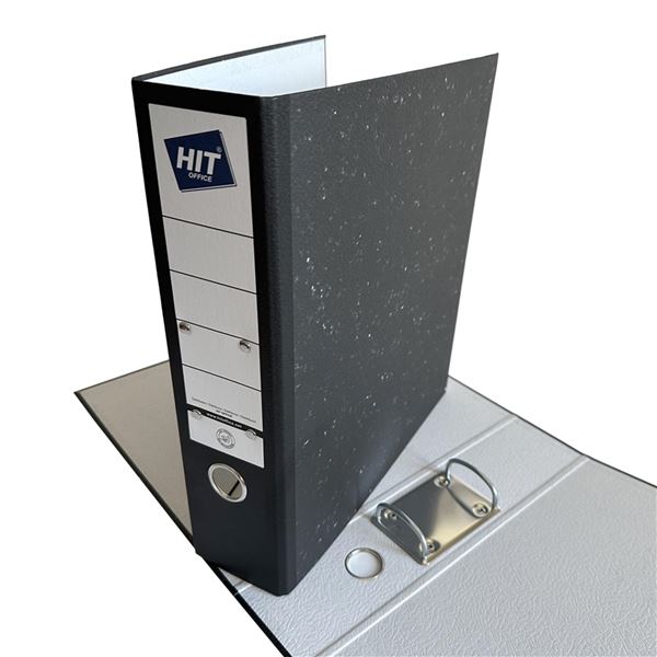 Hängemappe A4, 8 cm, schwarzer Marmor