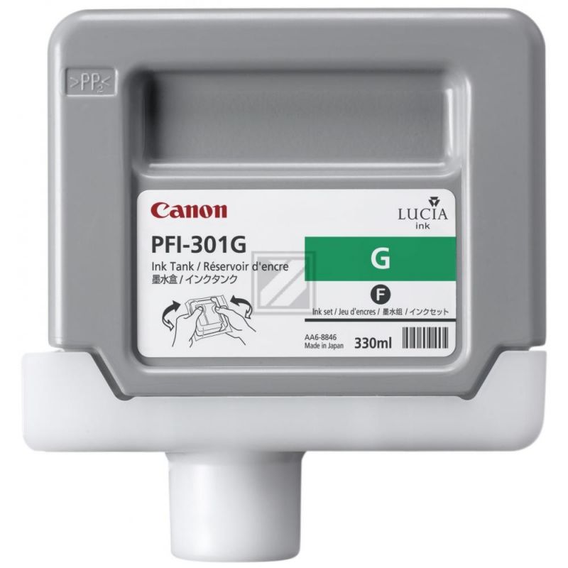 Original Canon 1493B001 / PFI-301G Tinte grün