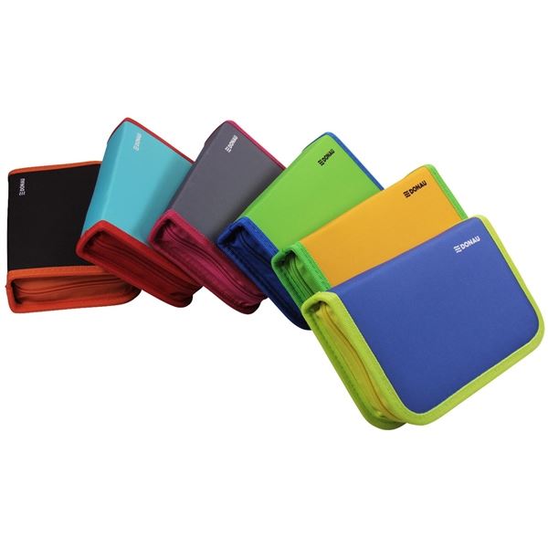 Federmäppchen Donau 1 Ebene, 2 Klappen, bunt gemischt