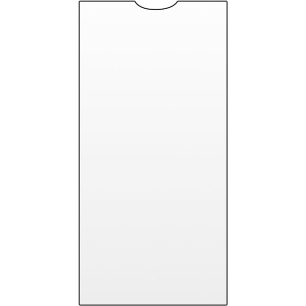 Selbstklebende Mappentasche, Rückseite, 15,5 x 5,5 cm, 6 Stück