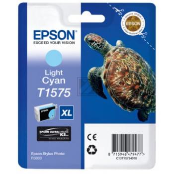 Original Epson C13T15754010 / T1575 Tinte cyan hell