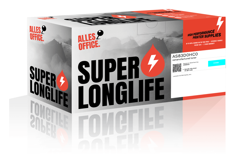 Superlonglife Lexmark 83D0HC0 Toner cyan