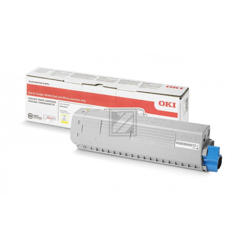 Original OKI 46861305 Toner gelb