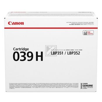 Original Canon 0288C001 / 039H Toner schwarz