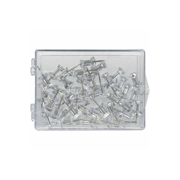 Wandnägel, transparent, 100 Stück