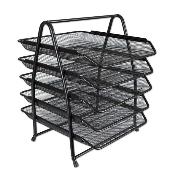 Fünfer-Kasten CONCORDE, Metall, 30 x 37,5 x 35cm, schwarz