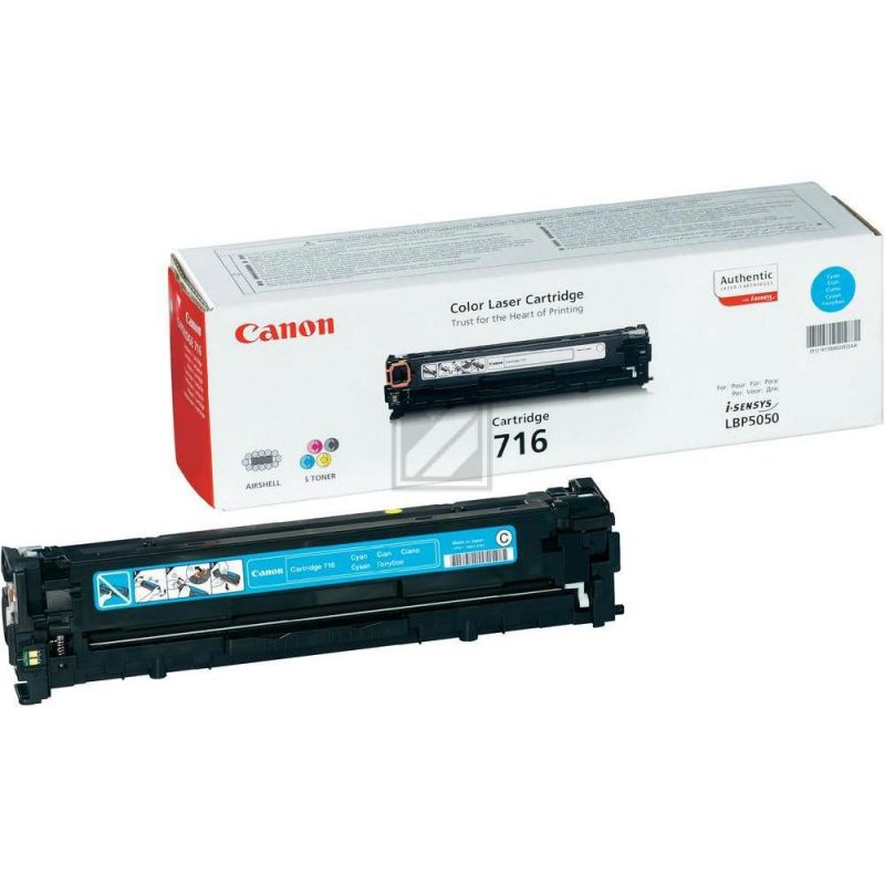 Original Canon 1979B002 / 716C Toner cyan