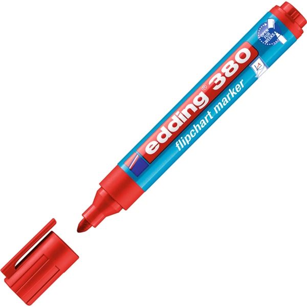 Edding 380 Flipchart-Marker, rot Edding 380 Flipchart-Marker, rot